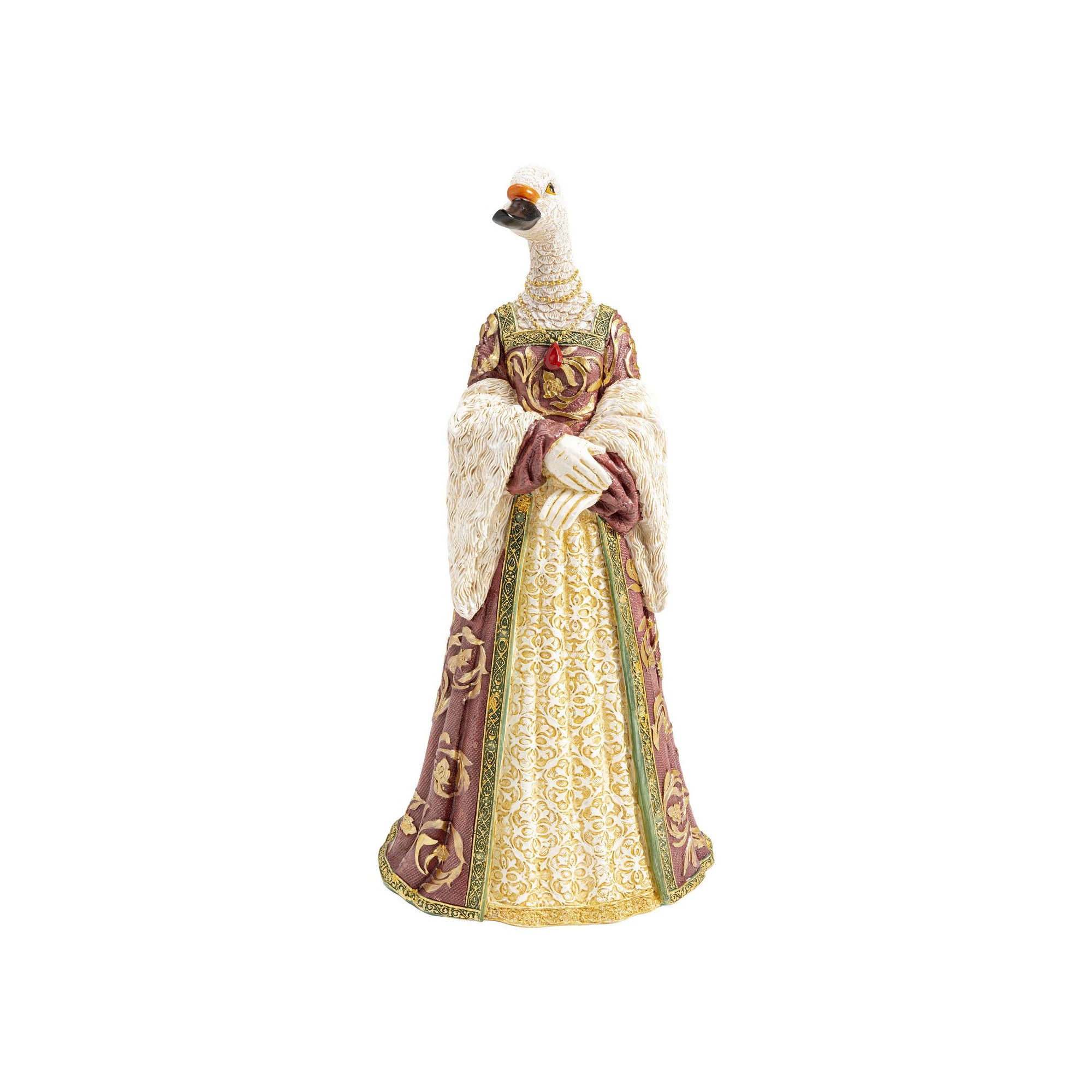 Figurine décorative Bird Lady Duck blanc 31cm