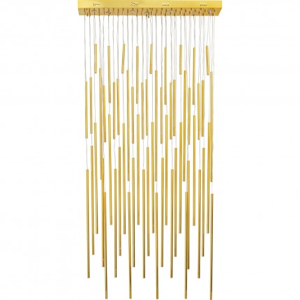 Hanglamp Living Vegas Deluxe Goud Kare Design