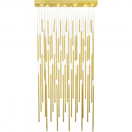 Hanglamp Living Vegas Deluxe Goud Kare Design