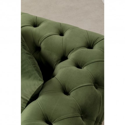 Sofa Bellissima 2-Zits fluweel groen Kare Design