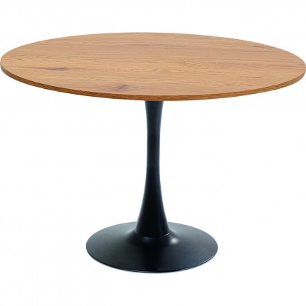 Eettafel Schickeria 110cm eik en zwart Kare Design