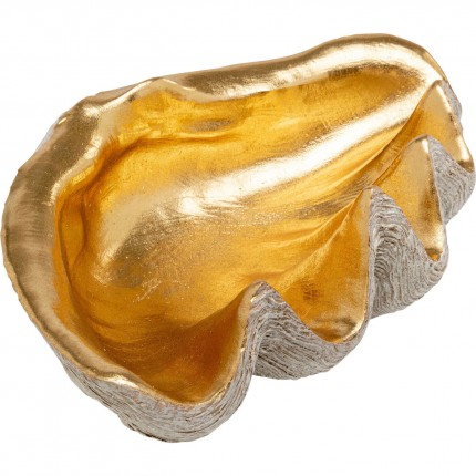 Serveerschaal Shell Goud Kare Design