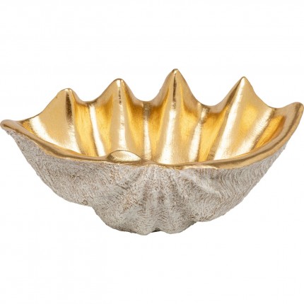 Serveerschaal Shell Goud Kare Design