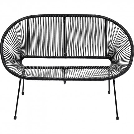 Outdoor Bench Acapulco black Kare Design