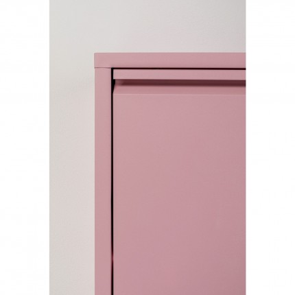 Schoenenkast Caruso roze 5 laden Kare Design