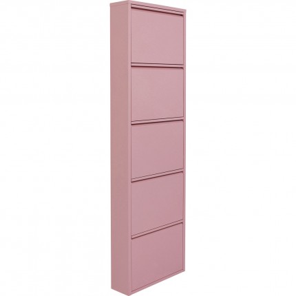 Shoe Container Caruso pink 5 drawers Kare Design