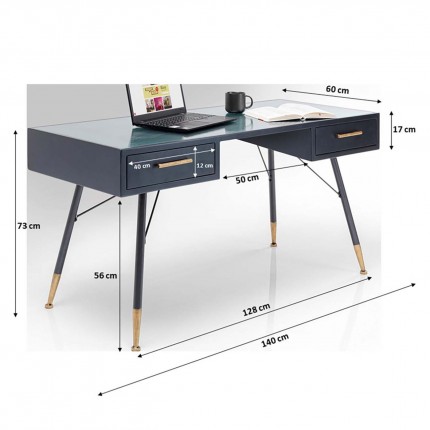 Desk La Gomera 140x60cm Kare Design