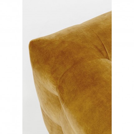 Corner Sofa Salamanca velvet ocher left Kare Design