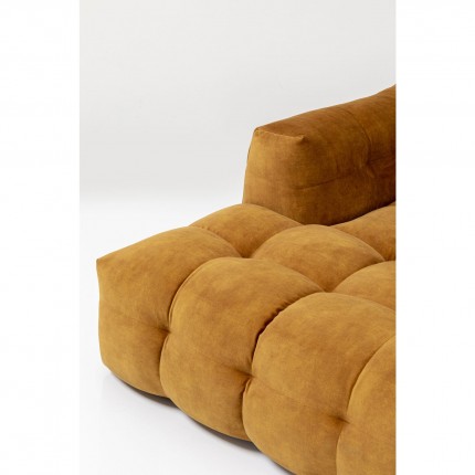 Corner Sofa Salamanca velvet ocher left Kare Design