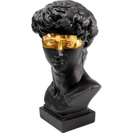 Deco black man profile gold mask Kare Design