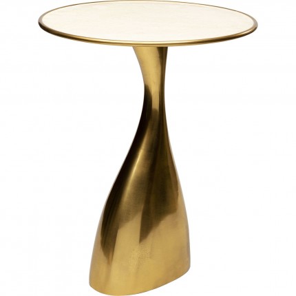 Bijzettafel Spacey goud Ø36cm Kare Design