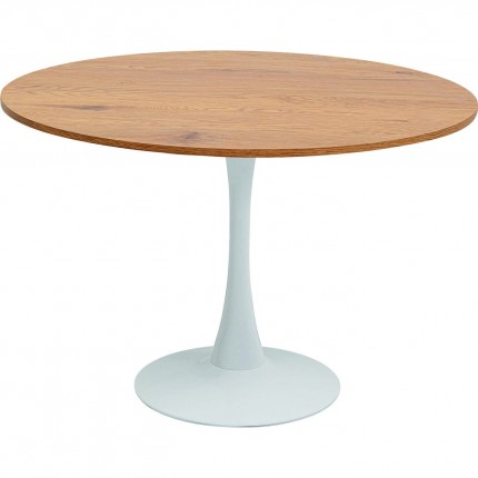 Eettafel Schickeria 110cm eik en wit Kare Design