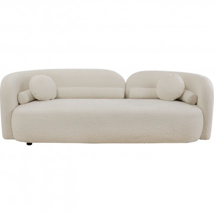 Sofa Kelly Boucle 3-Zits creme Kare Design