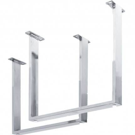 Base Tavola chrome (2/Set) Kare Design