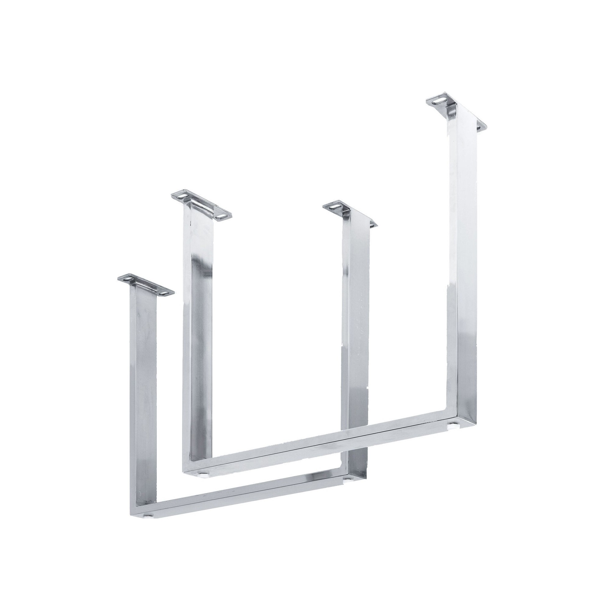 Piètement de table Tavola chromé (2 pcs)