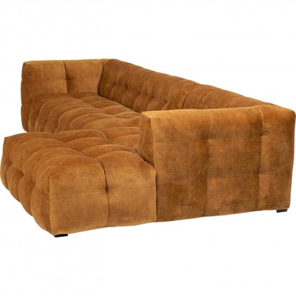 Corner Sofa Salamanca velvet ochre right Kare Design