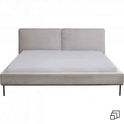 Bed East Side Cord grey Kare Design