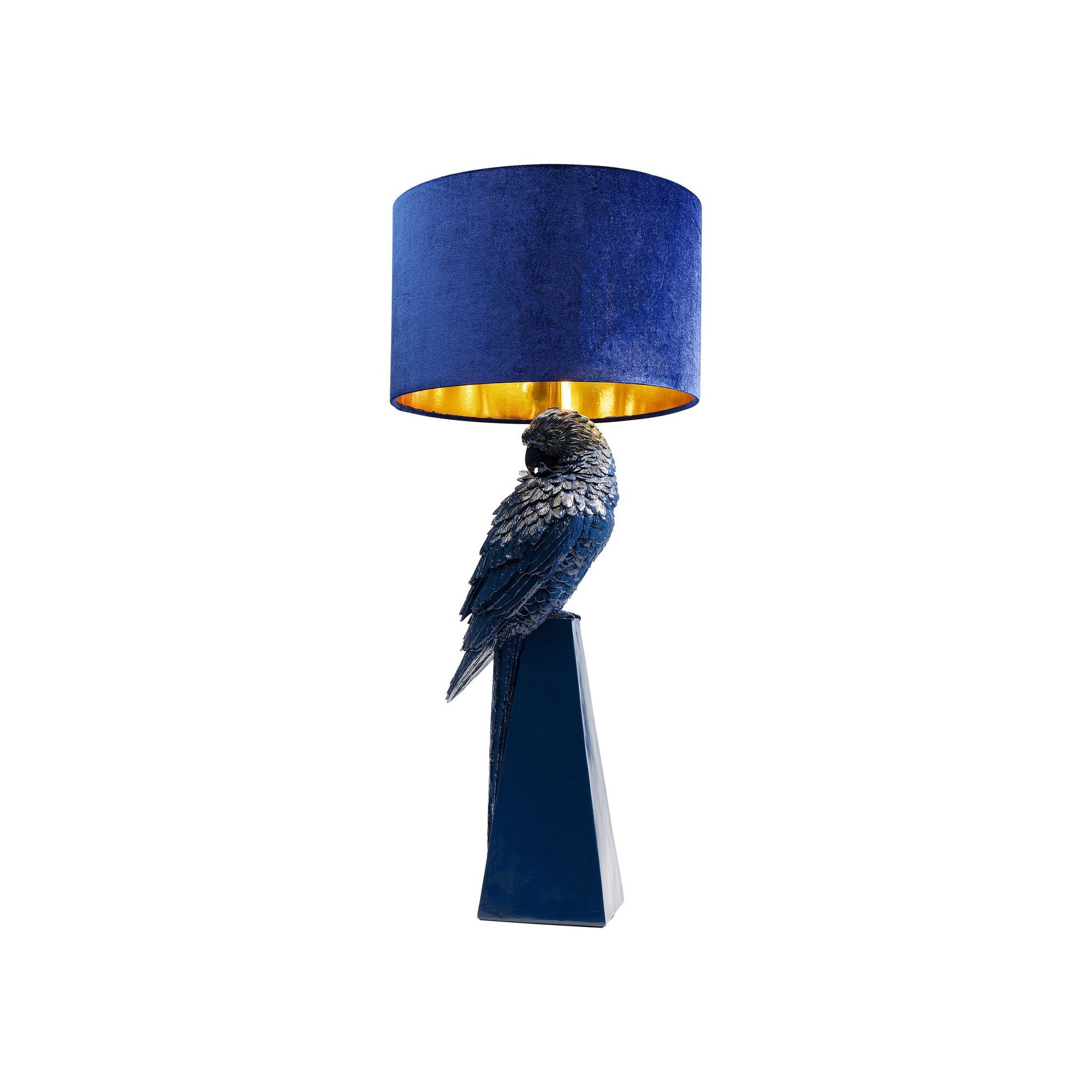 Lampe à poser Parrot bleu 84cm