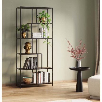 Bookshelf Loftie 185x77cm zwart Kare Design