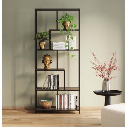 Bookshelf Loftie 185x77cm zwart Kare Design