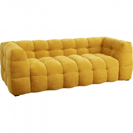 Sofa Salamanca 3-seater yellow Kare Design