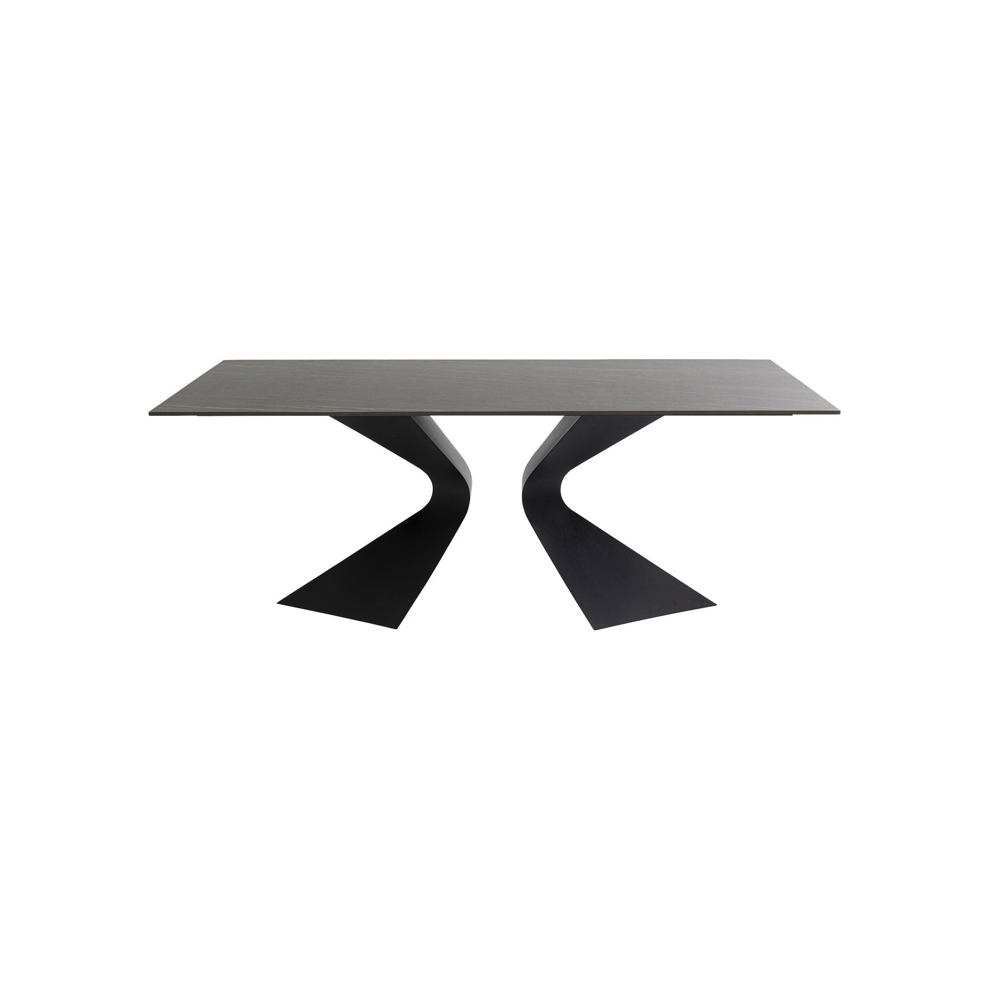 Table Gloria Outdoor Ceramic noir 180x90cm