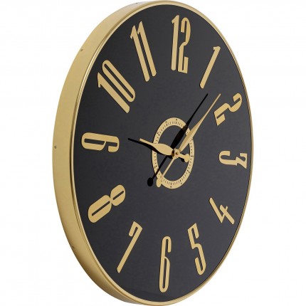 Wall Clock Casino Ø76cm black and gold Kare Design