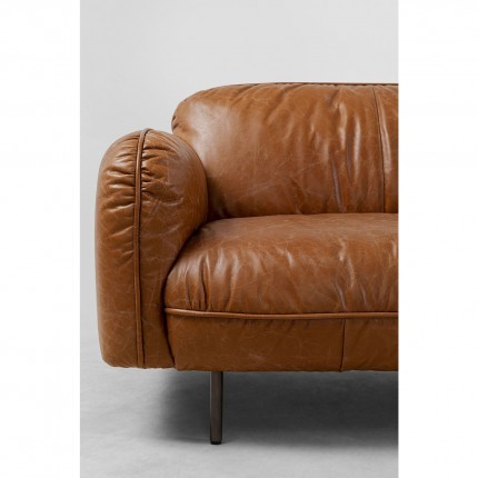 Sofa Calgary 3-Seater brown Kare Design