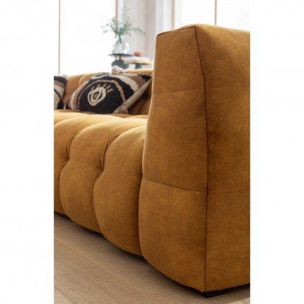 Corner Sofa Salamanca velvet ocher left Kare Design