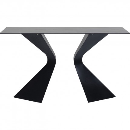 Console Gloria 140x45cm keramiek zwart Kare Design