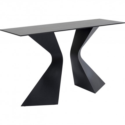 Console Gloria 140x45cm keramiek zwart Kare Design