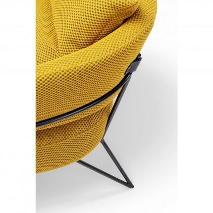 Armchair Peppo yellow Kare Design