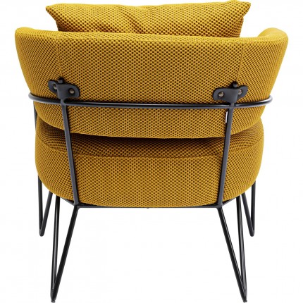 Armchair Peppo yellow Kare Design