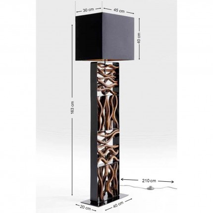 Floor Lamp Nature Wave 163cm Kare Design