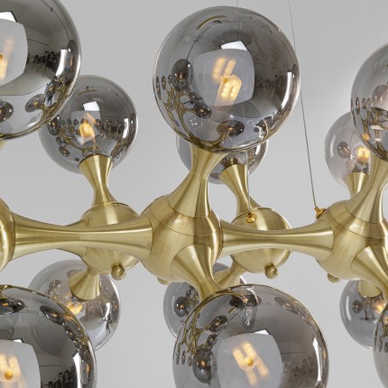 Hanglamp Atomic Balls goud 140cm Kare Design