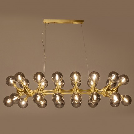 Hanglamp Atomic Balls goud 140cm Kare Design