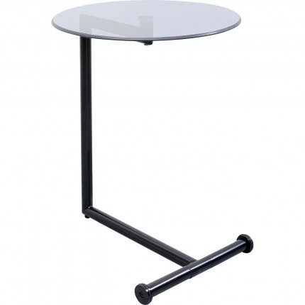 Bijzettafel Easy Living zwart Ø46cm Kare Design