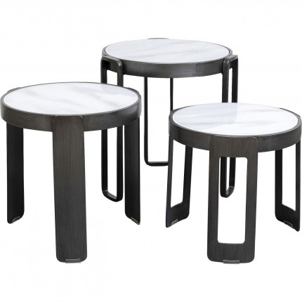 Coffees Tables Perelli Blacks (3/Set) Kare Design