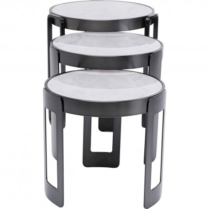 Coffees Tables Perelli Blacks (3/Set) Kare Design