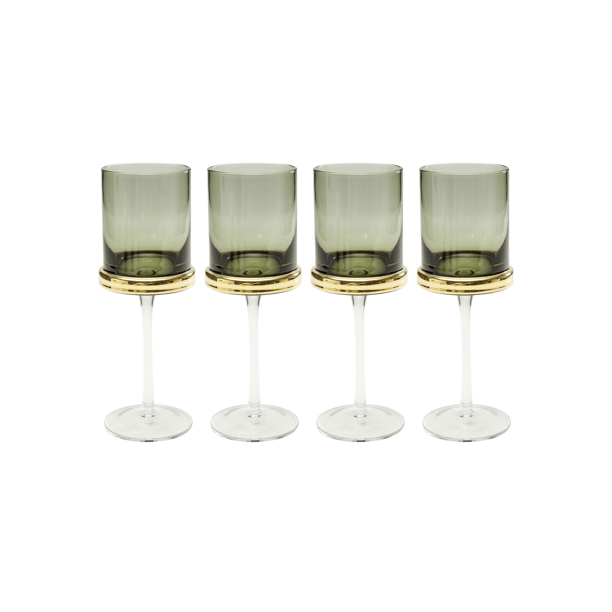 Verres à vin rouge Innocent fumé set de 6 Kare Design