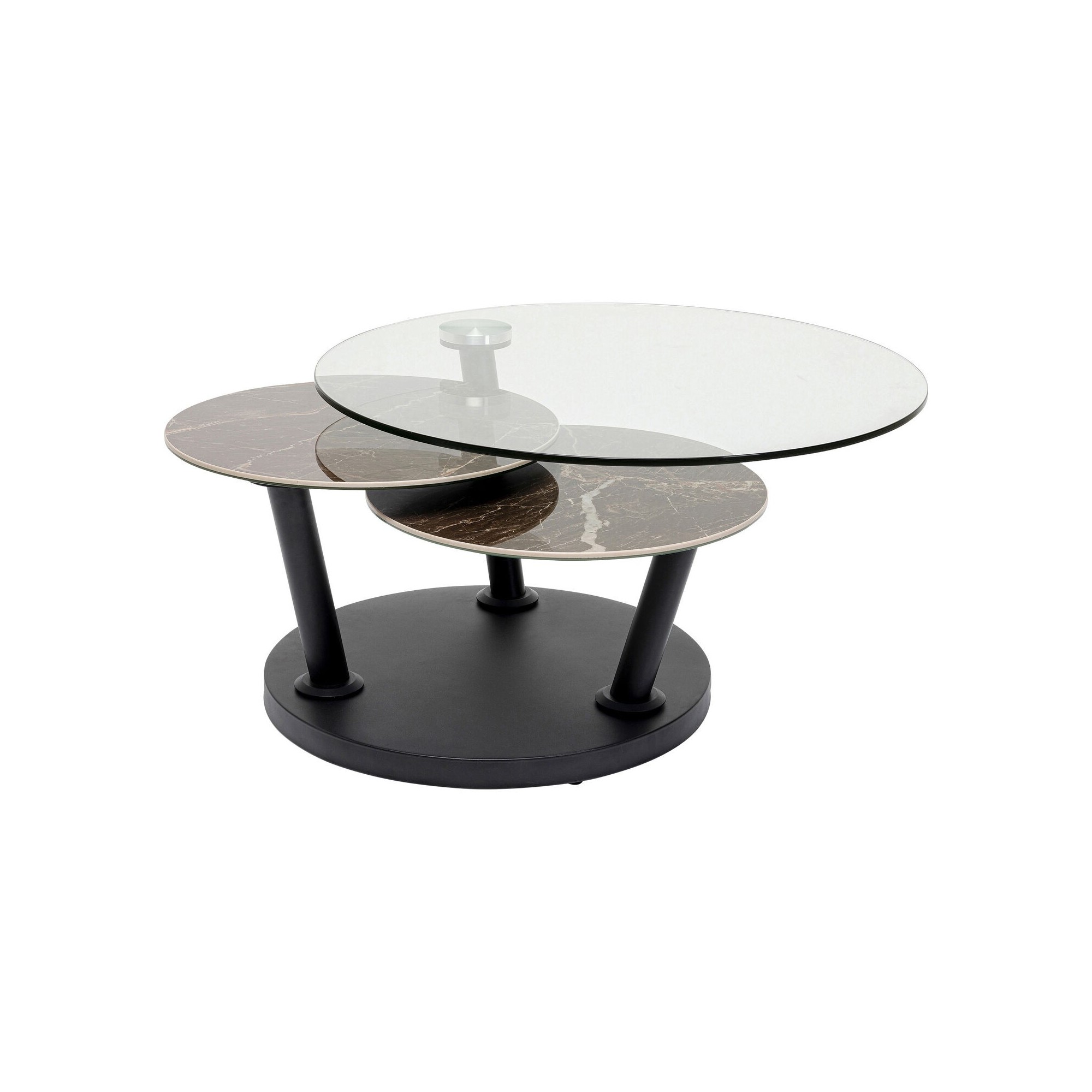 Table basse Avignon 80 (+124)x80cm