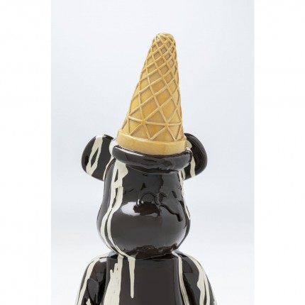 Deco bear ice cream black Kare Design