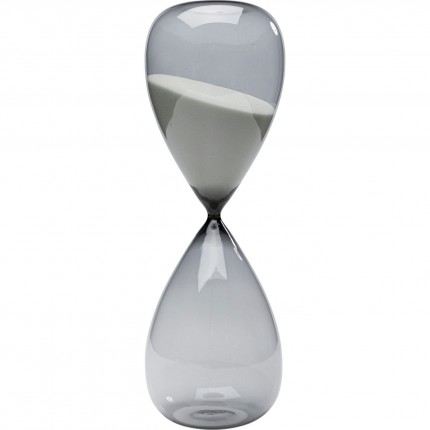 Zandloper Timer 43cm zwart en wit Kare Design