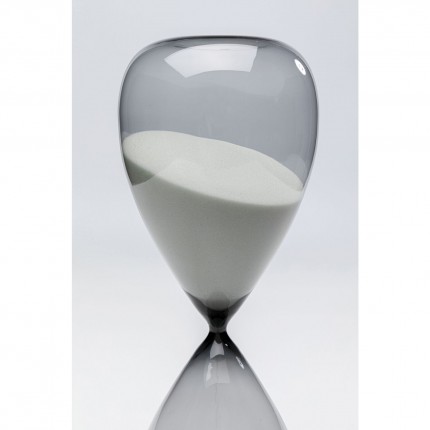 Hourglass Timer 43cm black and white Kare Design