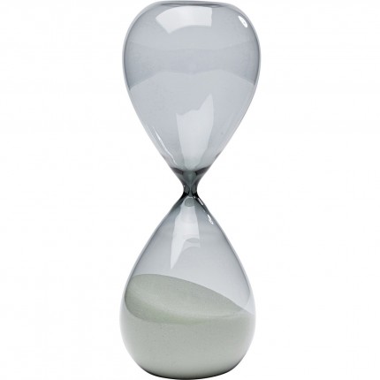 Zandloper Timer 25cm zwart en wit Kare Design