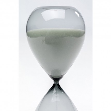 Hourglass Timer 25cm black and white Kare Design