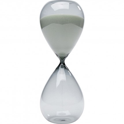 Hourglass Timer 25cm black and white Kare Design