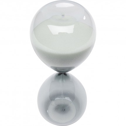 Hourglass Timer 25cm black and white Kare Design