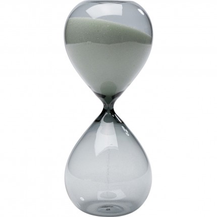 Zandloper Timer 20cm zwart en wit Kare Design