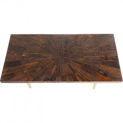 Eettafel Conley Oho 180x90cm goud Kare Design